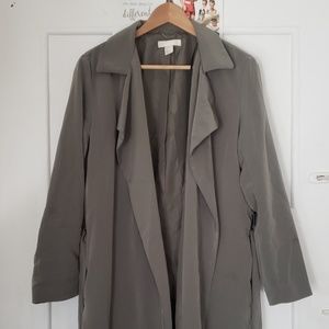 H&M size 6 oversized trench coat